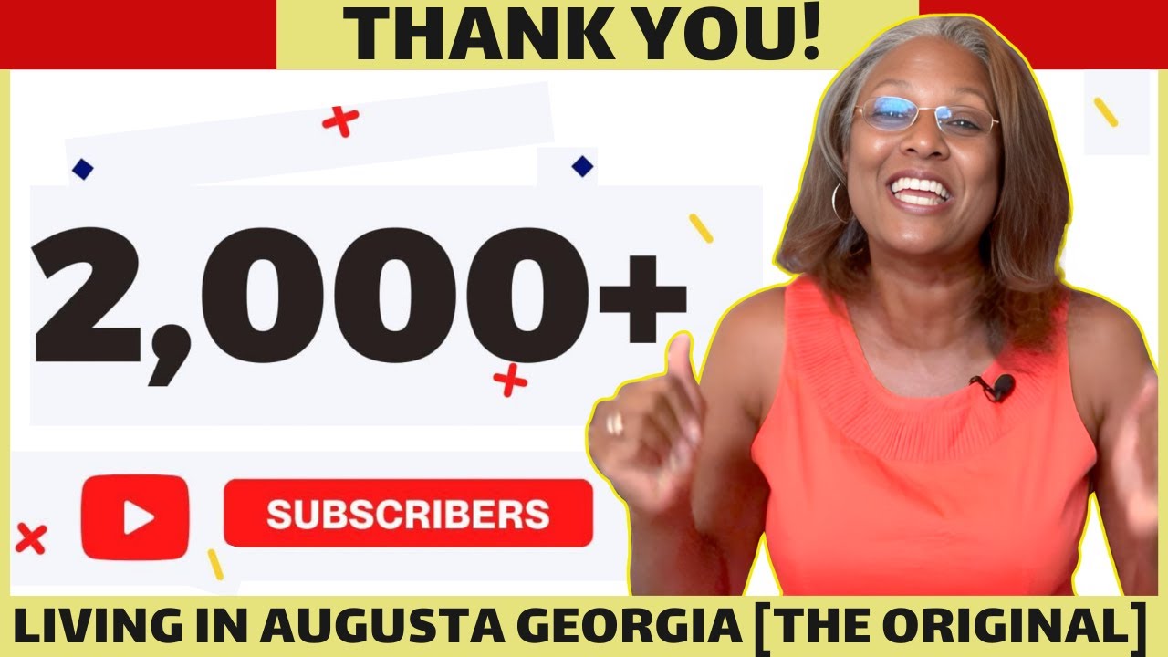 All about Augusta: THANK YOU for 2,000+ subscribers video!