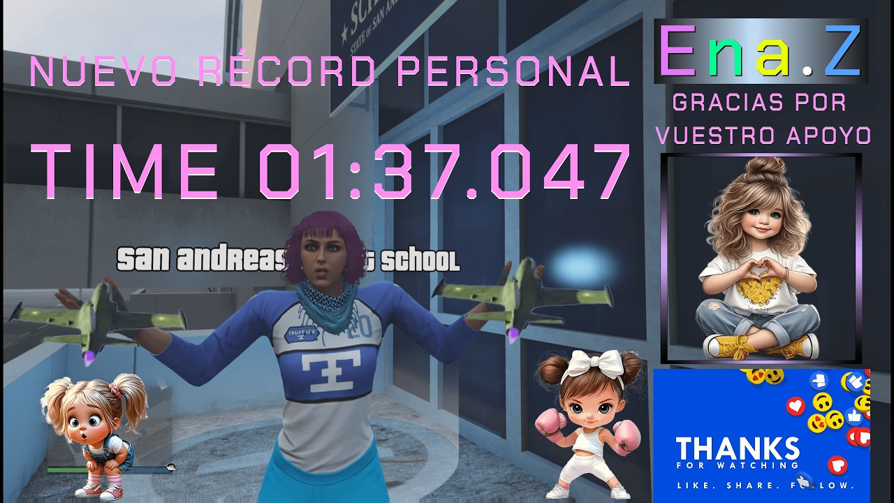 GTA Online Flight School LESSON 9 Collect Flags TIME 01:37.047