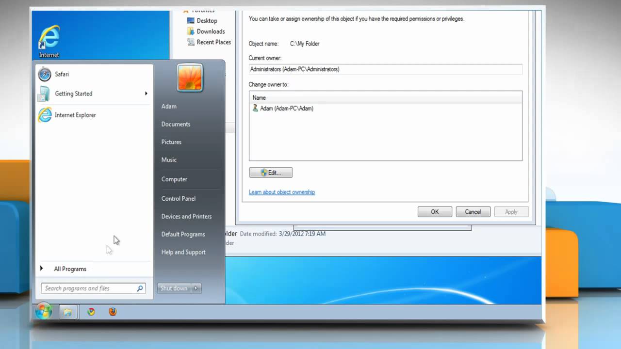Как исправить: Windows® 7: Отказано в доступе