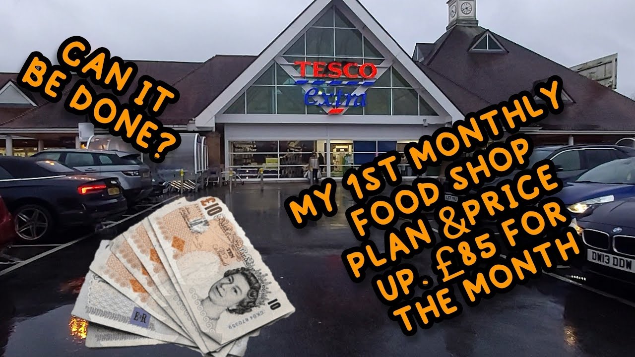 Planning My 1st Monthly Food Shop. Can I get it all with £85 Budget? 22/02/24