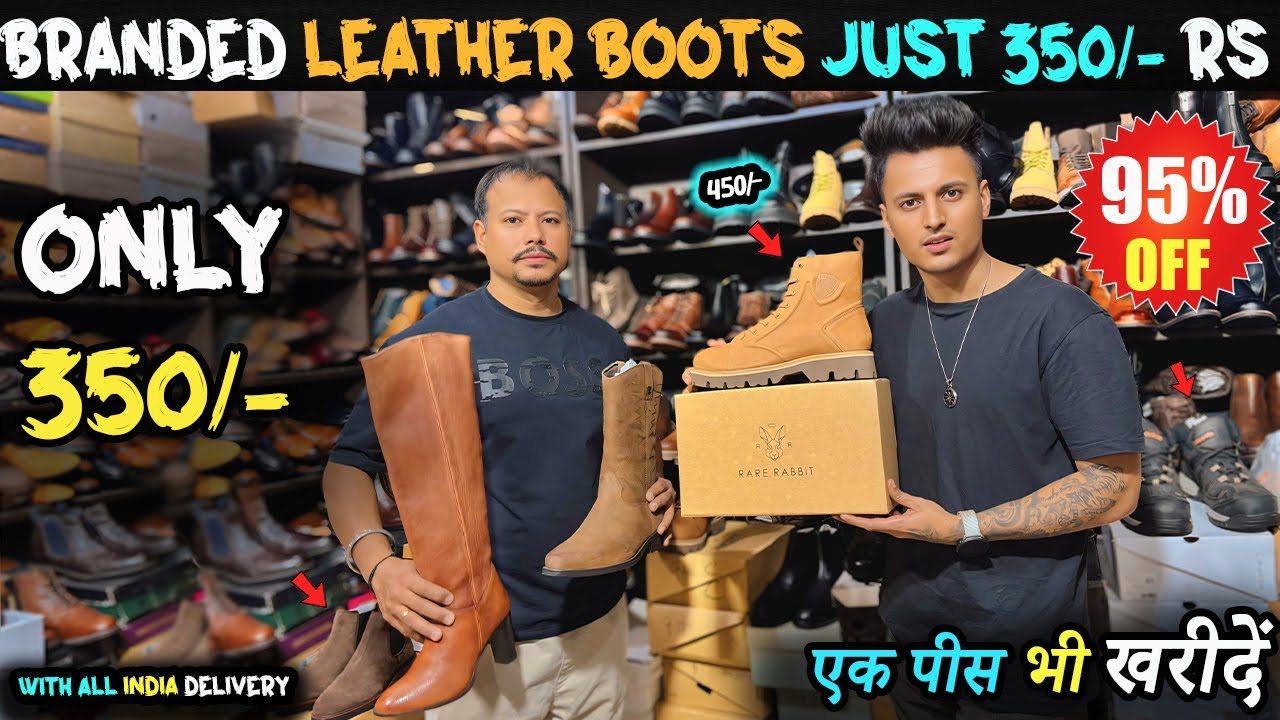 Leather Boots Just 350/- Rs 🥵 | 100% Original | New collection upto 94% off On Big Brands 🔥😍
