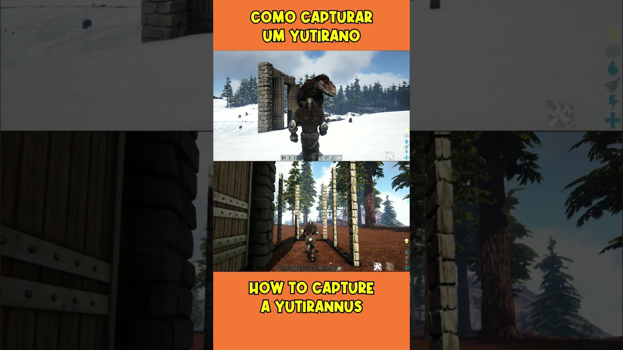 Como domar um Yutirano no ARK Survival Evolved | How to tame a Yutirannus on ARK Survival Evolved