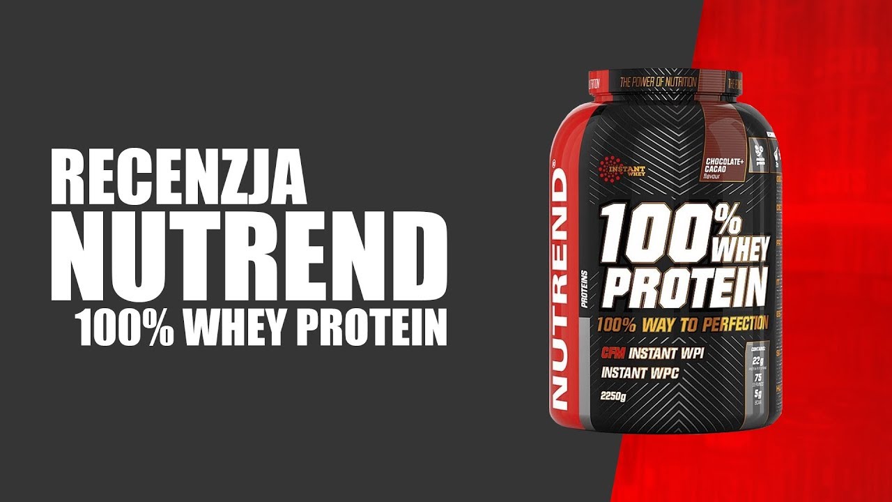 NUTREND 100% Whey Protein - Recenzja odżywki białkowej [+ konkurs]