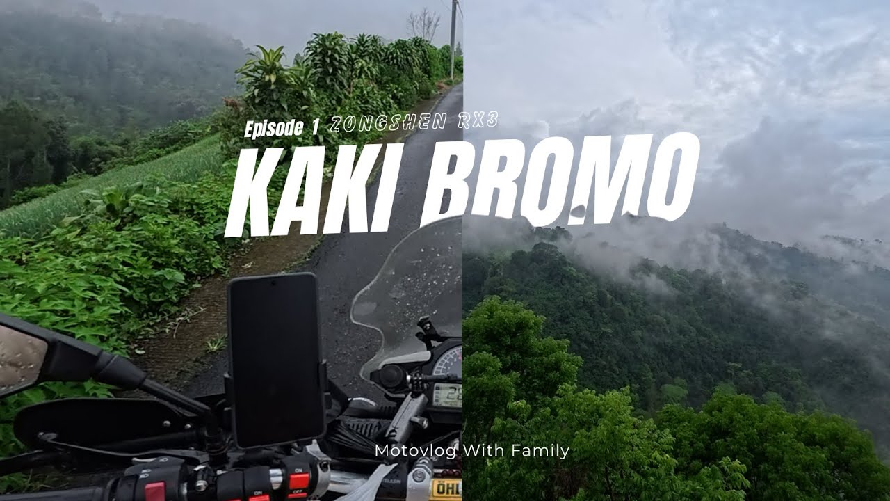 Kaki Bromo via Malang | Motovlog With Family Episode 1 | Spesifikasi Mocin Zongshen RX3