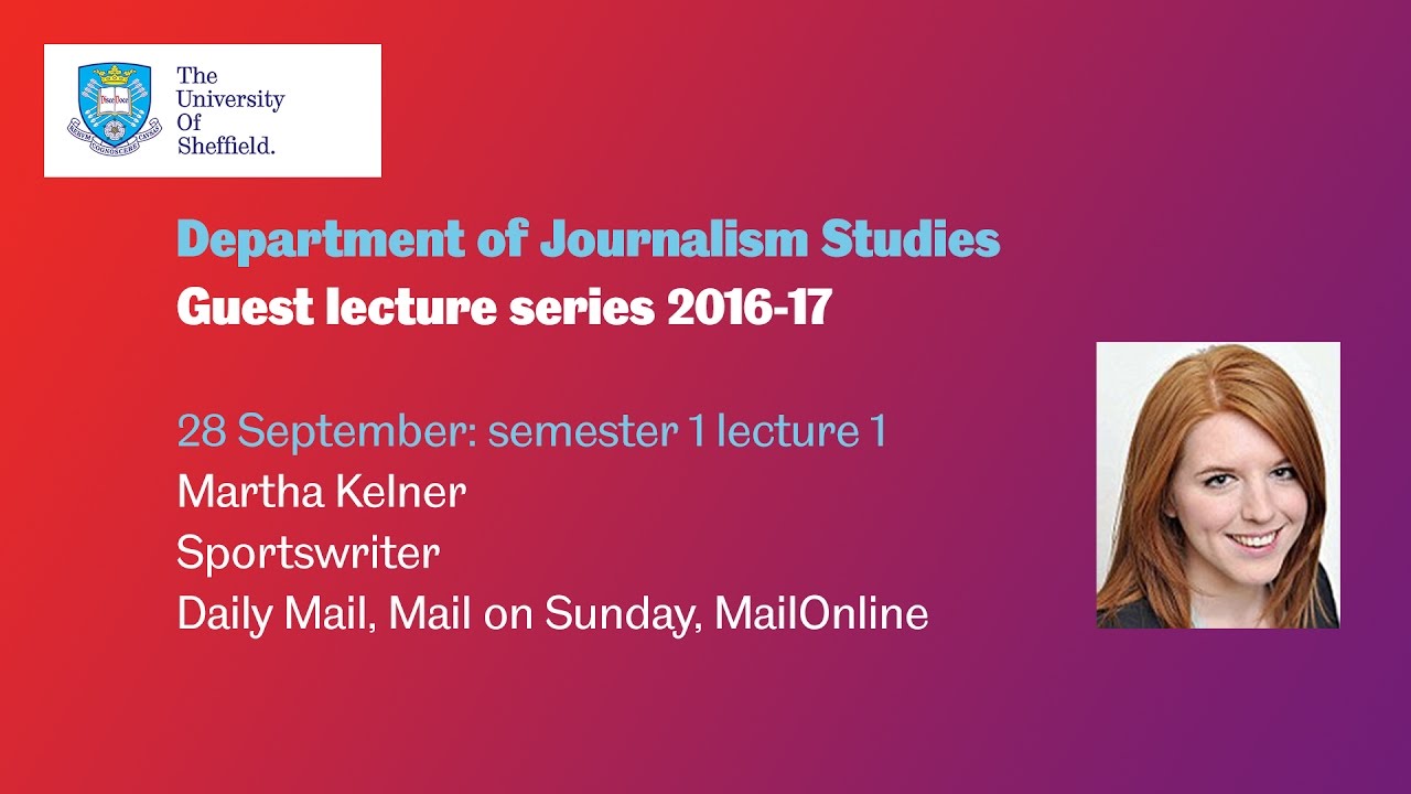 Martha Kelner | Semester 1 lecture 1
