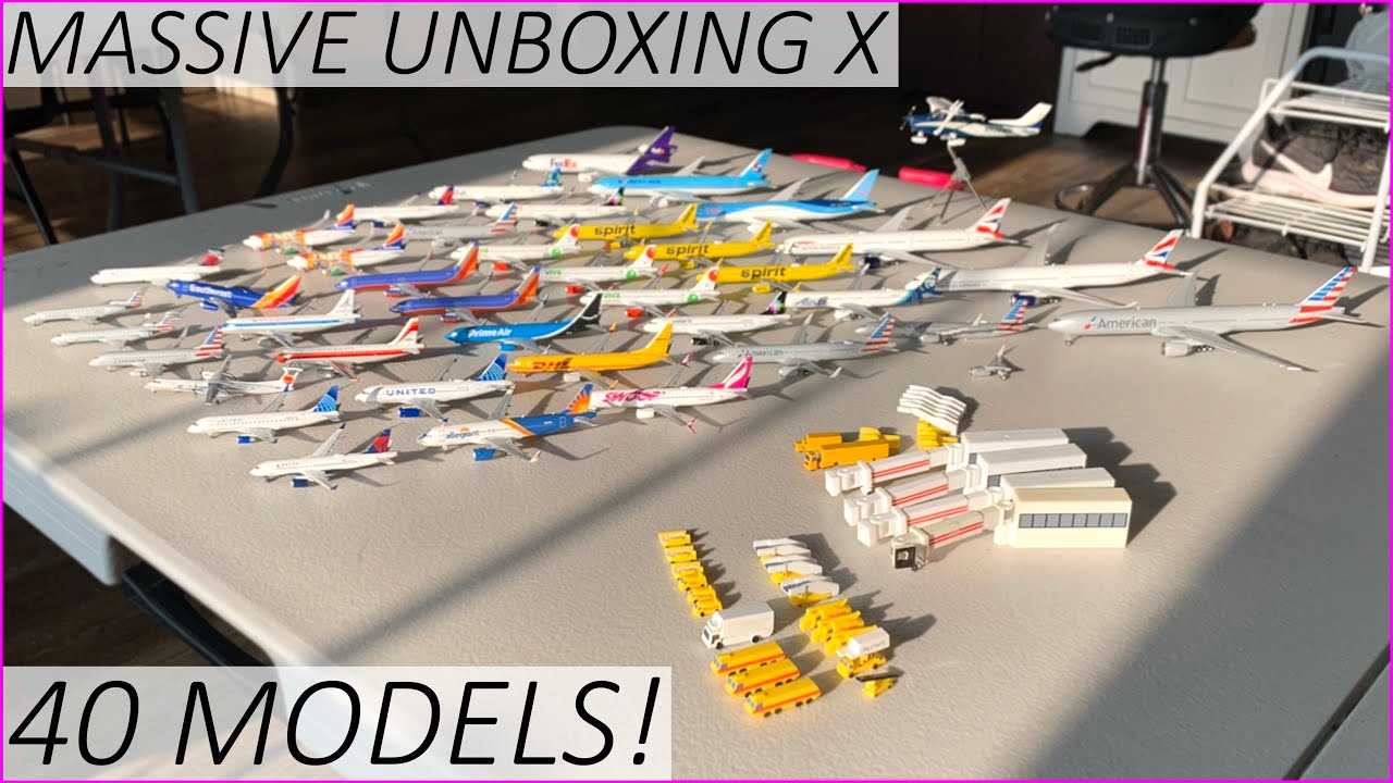 40+ MODEL UNBOXING! | Massive Unboxing X