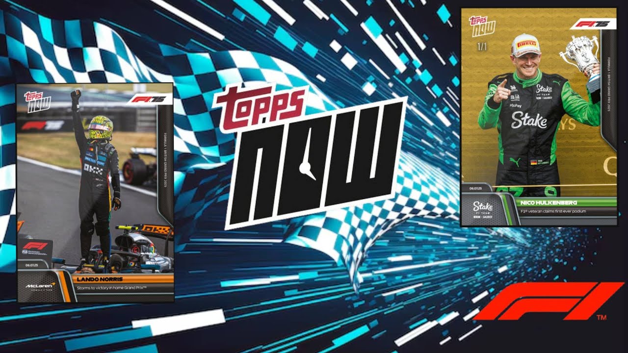 Topps Now F1 cards. Did I get a hit???