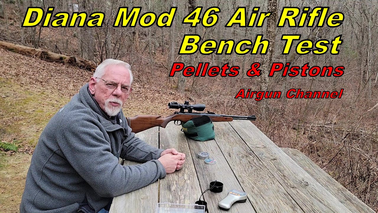 Испытание Diana Mod 46 на стенде