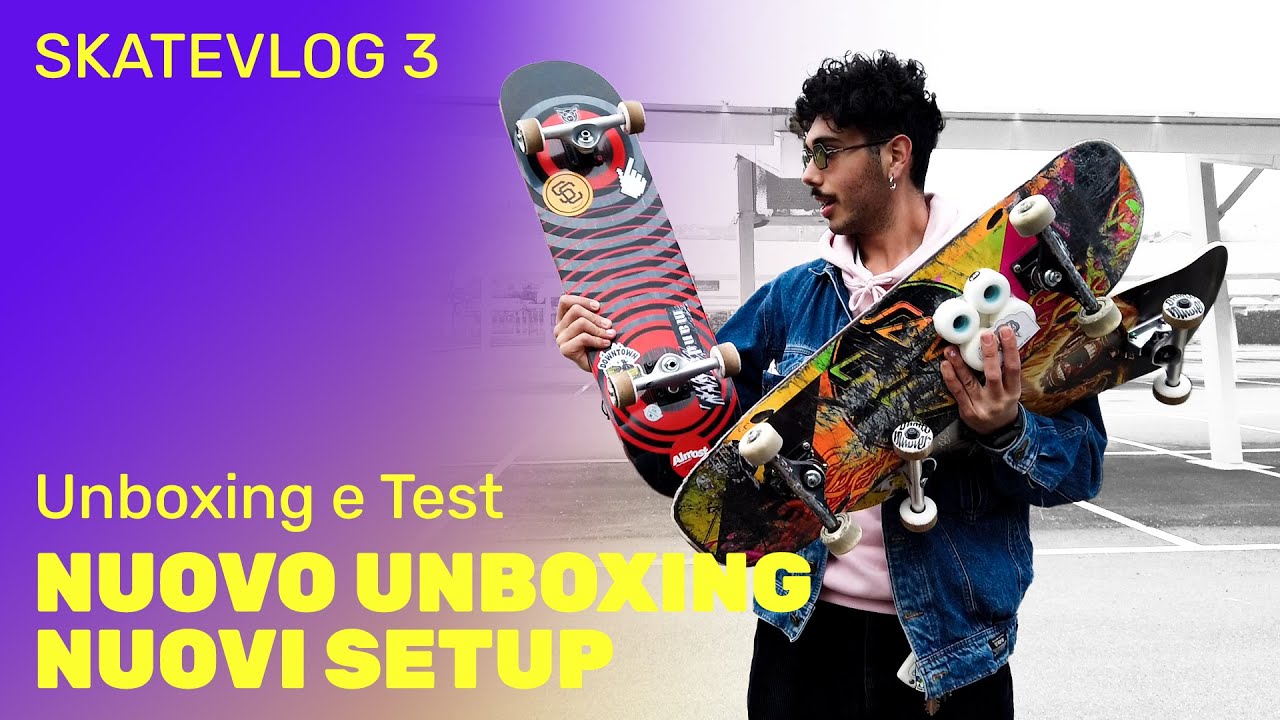 Nuovo PACCO, Nuovi SETUP: unboxing, componenti, consigli e test (Skate ITA)