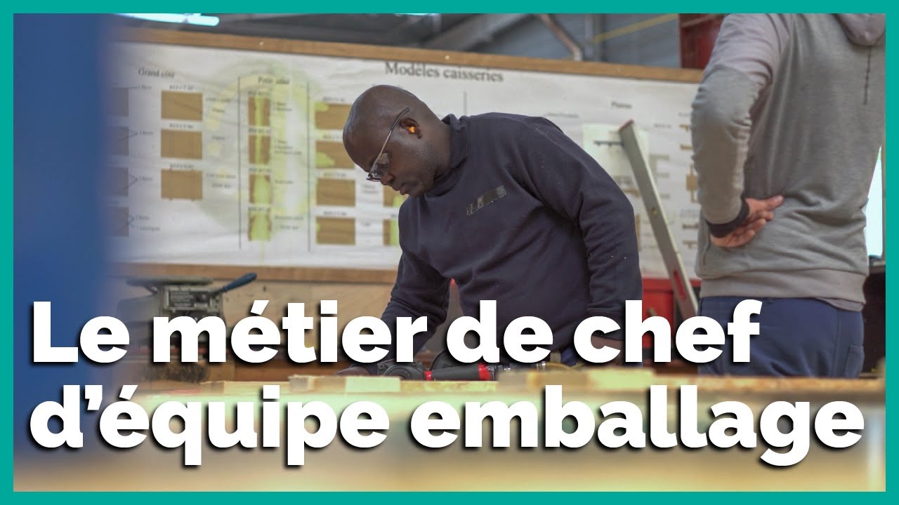 Le métier de chef d'équipe emballage