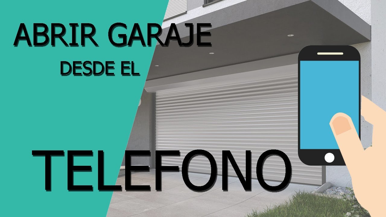 Abrir el garaje desde el móvil mediante WI-FI