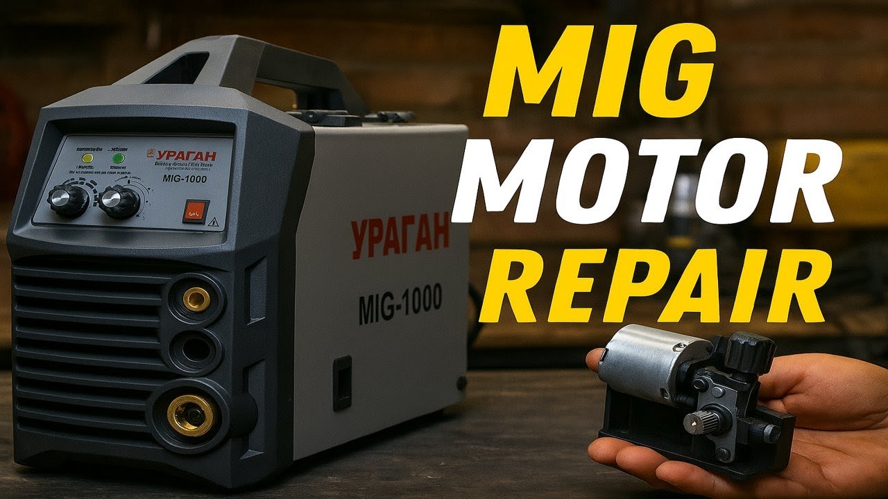 Fixing MIG Welder Wire Feed Motor &mdash; It Works Again! 🔧🔥
