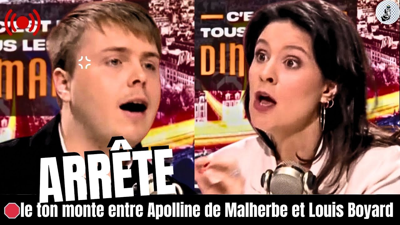 Le plateau explose entre Apolline de Malherbe et Louis Boyard 