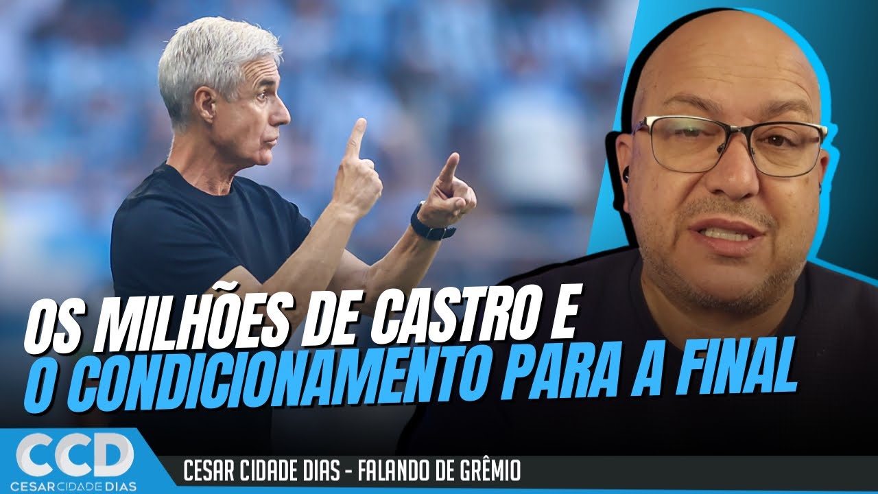 Surgem os primeiros milhões no trabalho de Luis Castro no Grêmio 