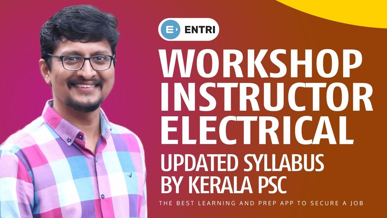 Workshop Instructor Electrical Engineering Updated Syllabus Discussion