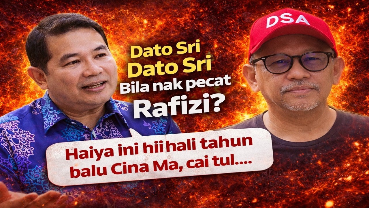 Dato Sri Dato Sri Bila nak pecat Rafizi? Haiya ini hali tahun balu Cina Ma, cai tul ...