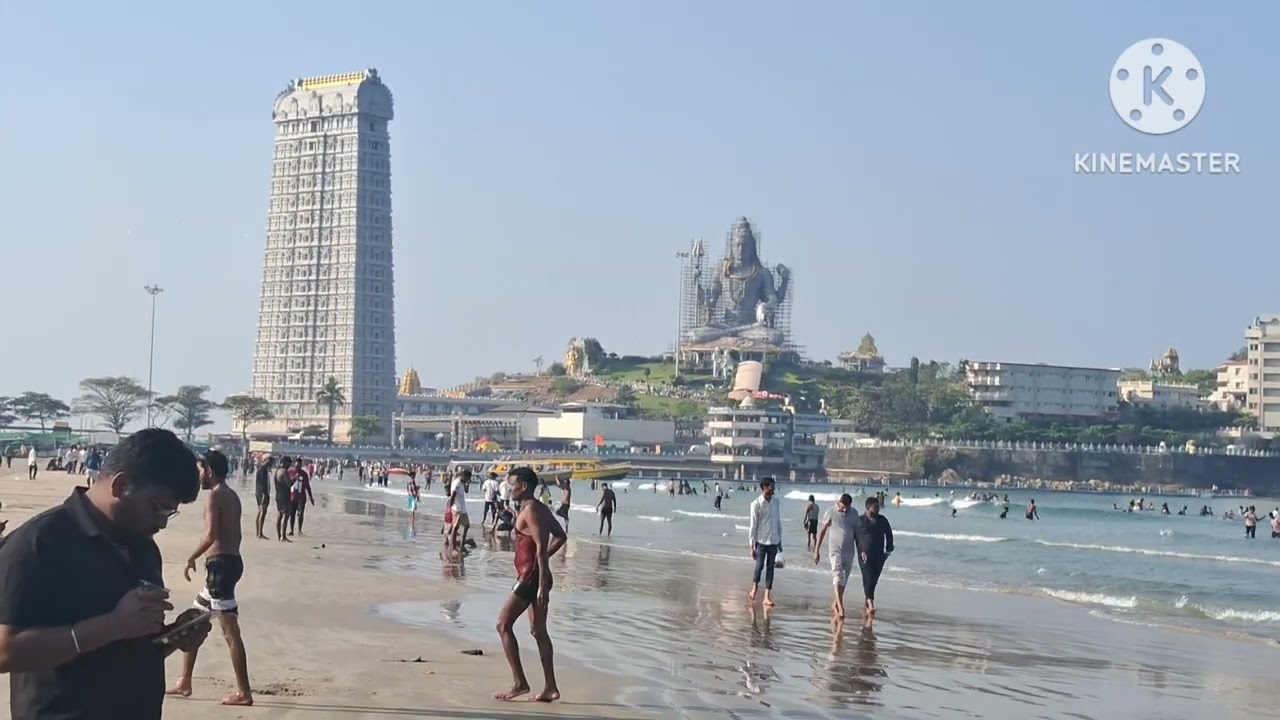 Karnataka ka famous Murdeshwar dharm 
