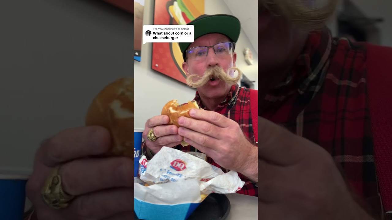 How about a @dairyqueen double flamethrower? #bobandelliothismustache #mukbang