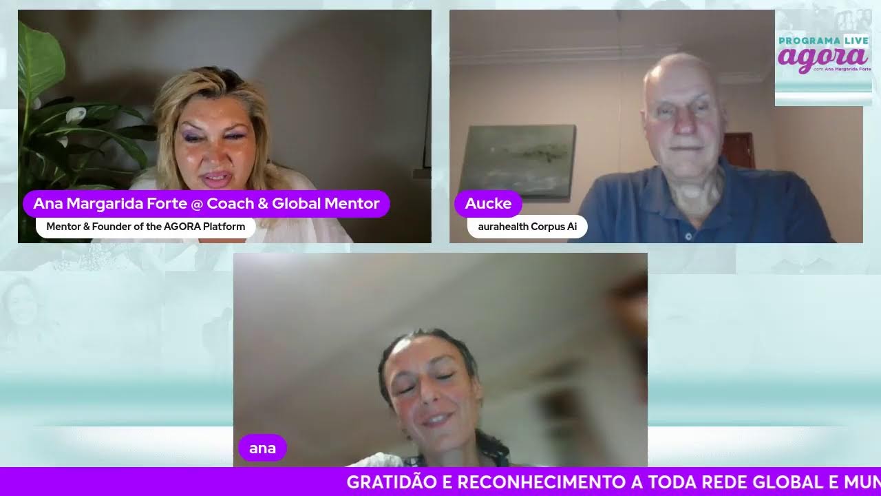 AGORAWEBTV - MONDAY 9/9/24 20H PT-Ana Margarida & AUCKE LJFF - AURA HEALTH AT PORTUGAL