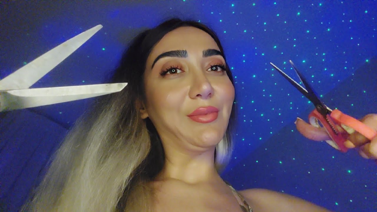 ASMR FARSI 💫 ای اس ام آر فارسی | خواب آروم با از بین بردن انرژی های منفی ( صدای قیچی )