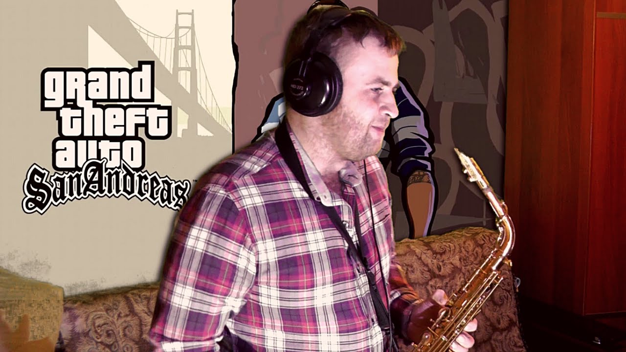 GTA SAN ANDREAS THEME SAXOPHONE | ГТА Сан Андреас на саксофоне | cover by Amigoiga sax