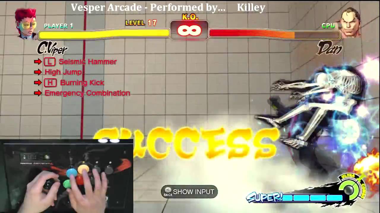 Super Street Fighter 4 Trials - C.Viper