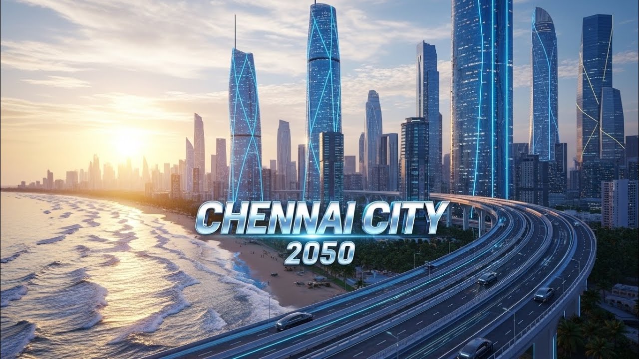 Chennai City 2050 &ndash; The Futuristic Coastal Metropolis of India | Ultra Realistic Sci-Fi Vision