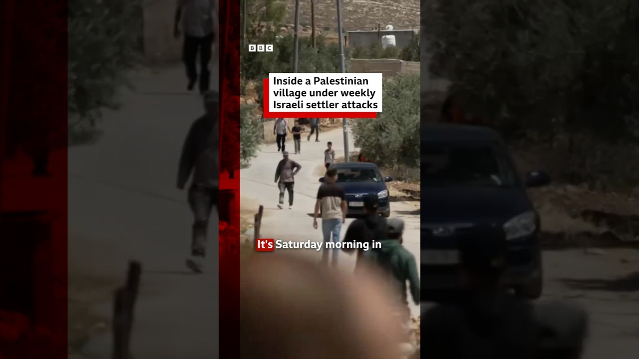Inside a Palestinian village under weekly Israeli settler attacks. #WestBank #Israeli #BBCNews