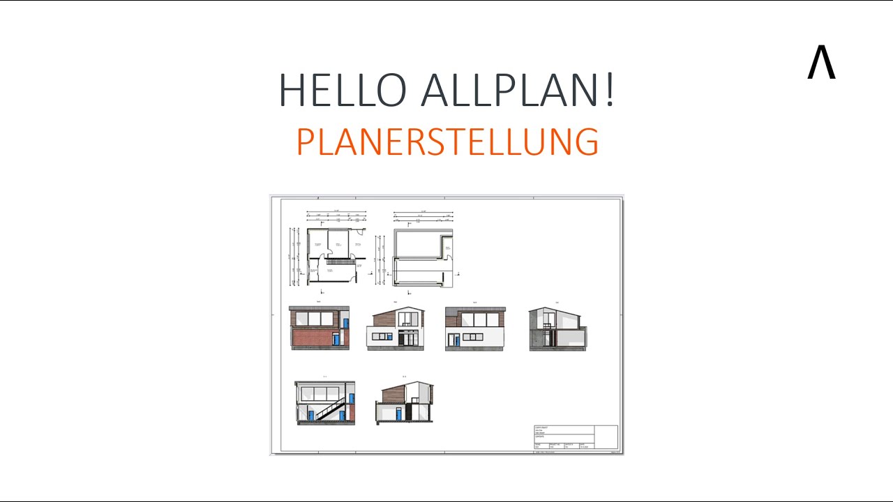 Hello Allplan! Planerstellung