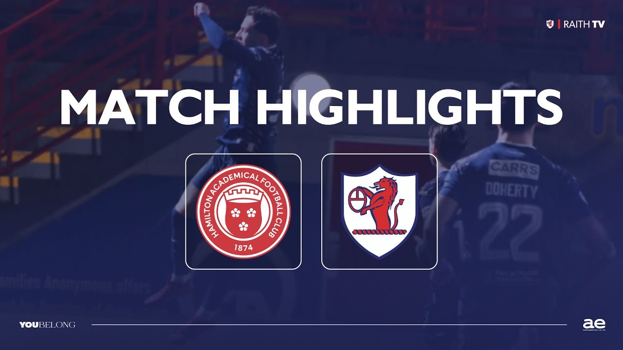 HIGHLIGHTS | Hamilton Academical 0-3 Raith Rovers | 28/01/25