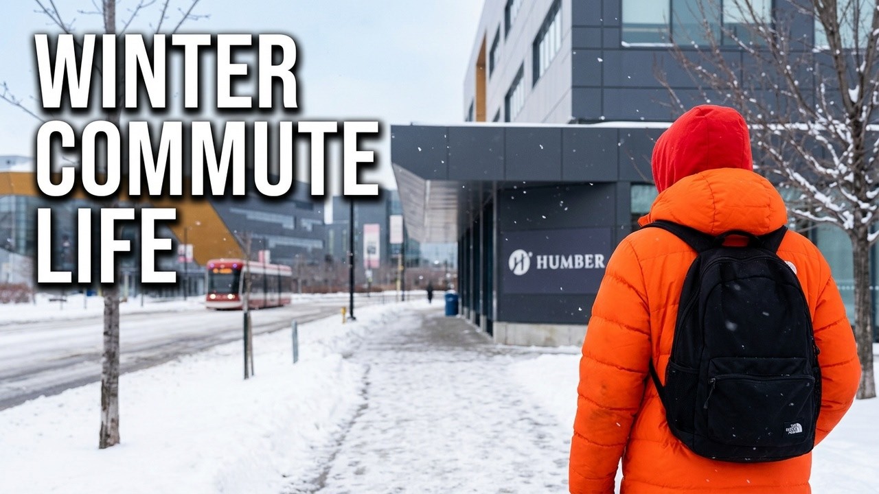 Winter Weather Commute | Streetcar & Bus to Humber