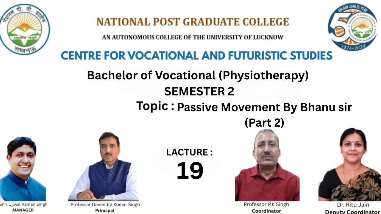 Passive Movement By Bhanu sir (Part 2)