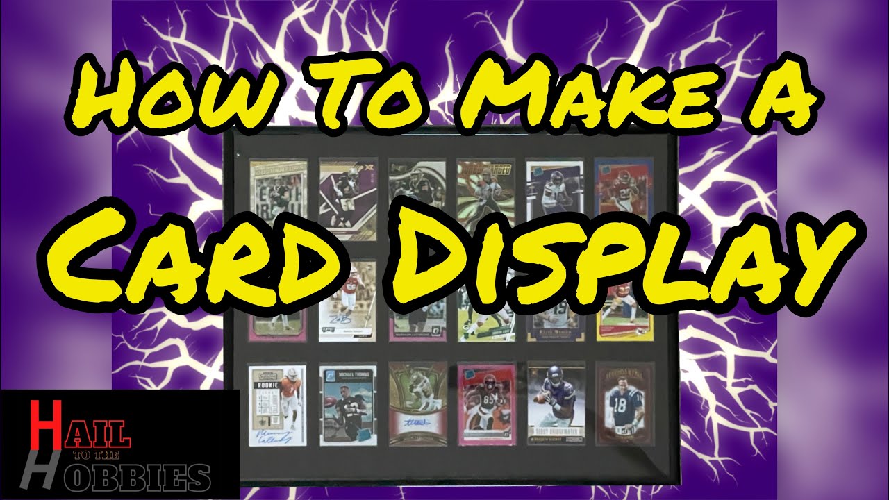 How To Make A Card Display (General Personal Poster Display)