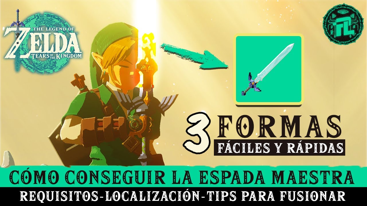 GUIA - Cómo conseguir la Espada Maestra (3 Formas Sencillas) en Zelda Tears of the kingdom