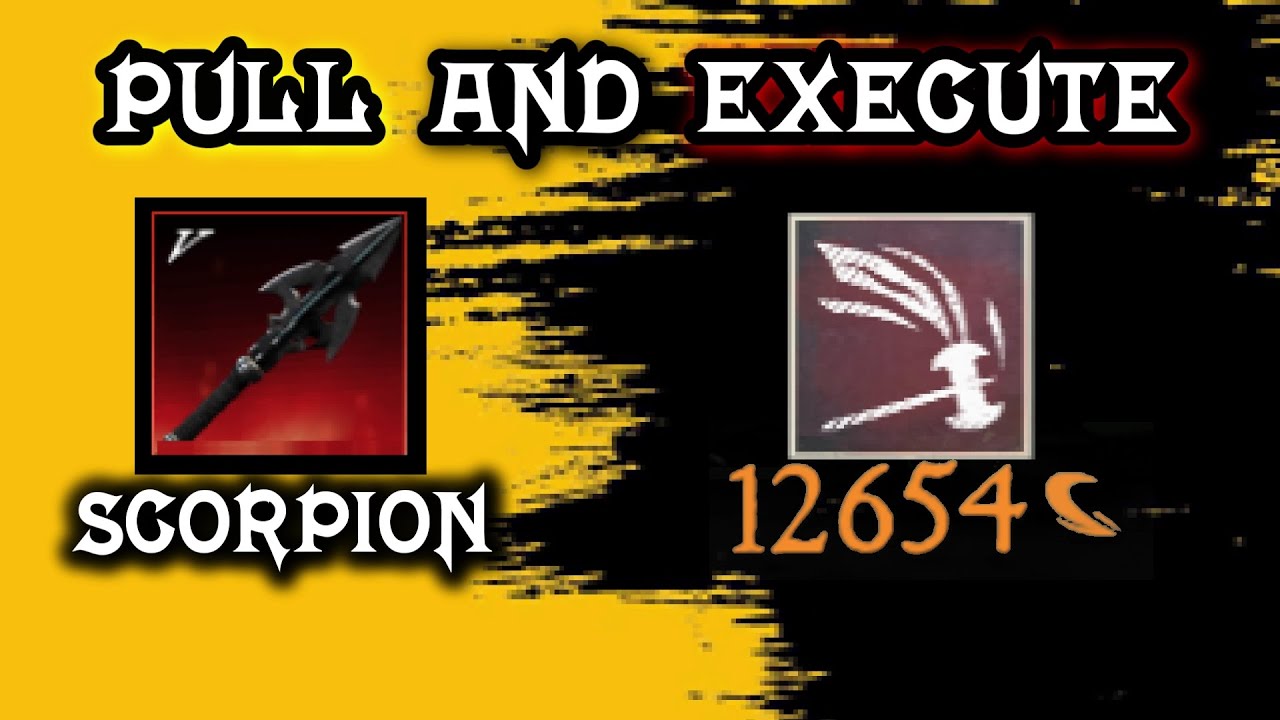 Scorpion/GreatAxe. A must to play assassin build / New World Aeternum