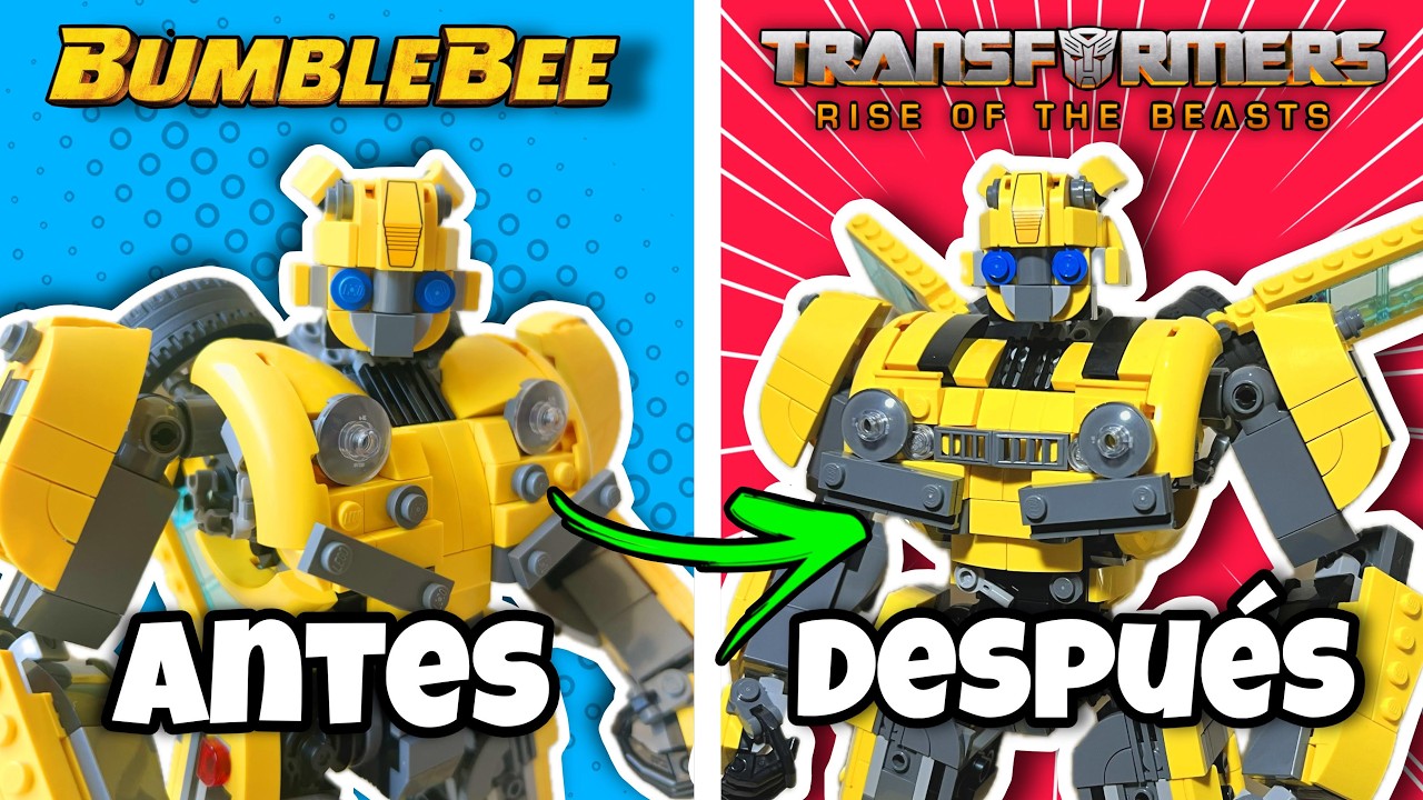 Hice a Bumblebee de Transformers Rise of the Beasts en LEGO!