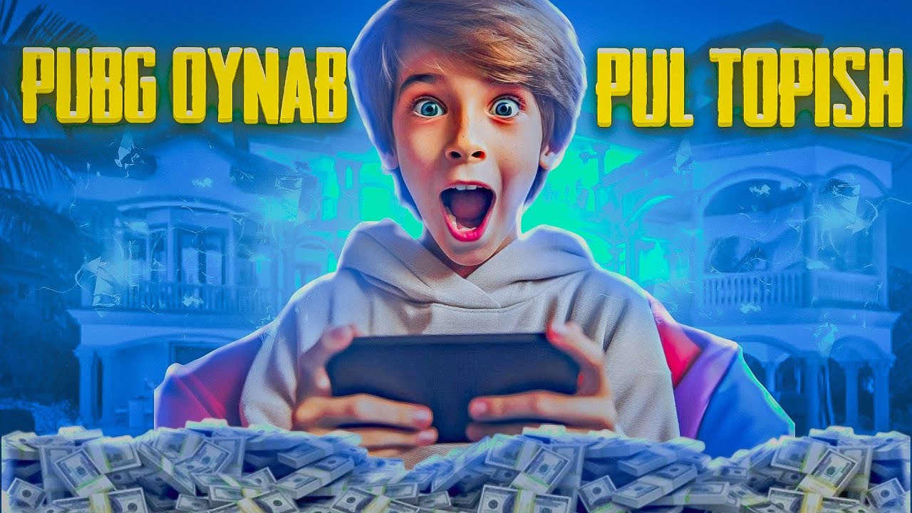 🤩PUBG O&rsquo;YNAB OYIGA 1000$ ISHLASH //PUBGDAN PUL TOPISH 2024😍