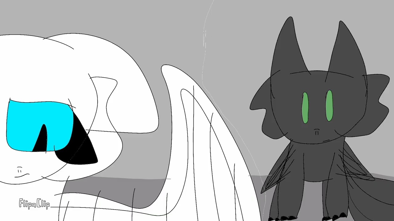 Toothless X Light Fury Ep1 Toothless found the cave and met her Беззубик нашел пещеру и встретил её 