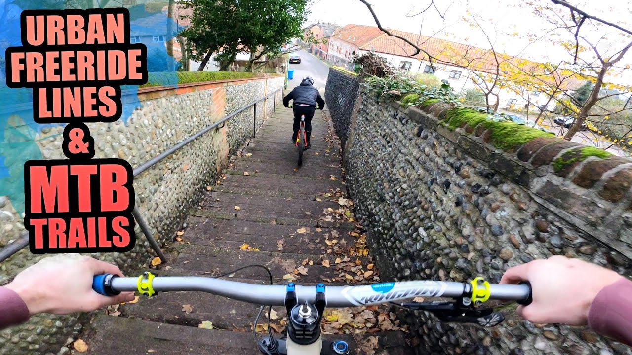 UPGRADING MY ENDURO BIKE - SHREDDING URBAN FREERIDE LINES AND MTB TRAILS!