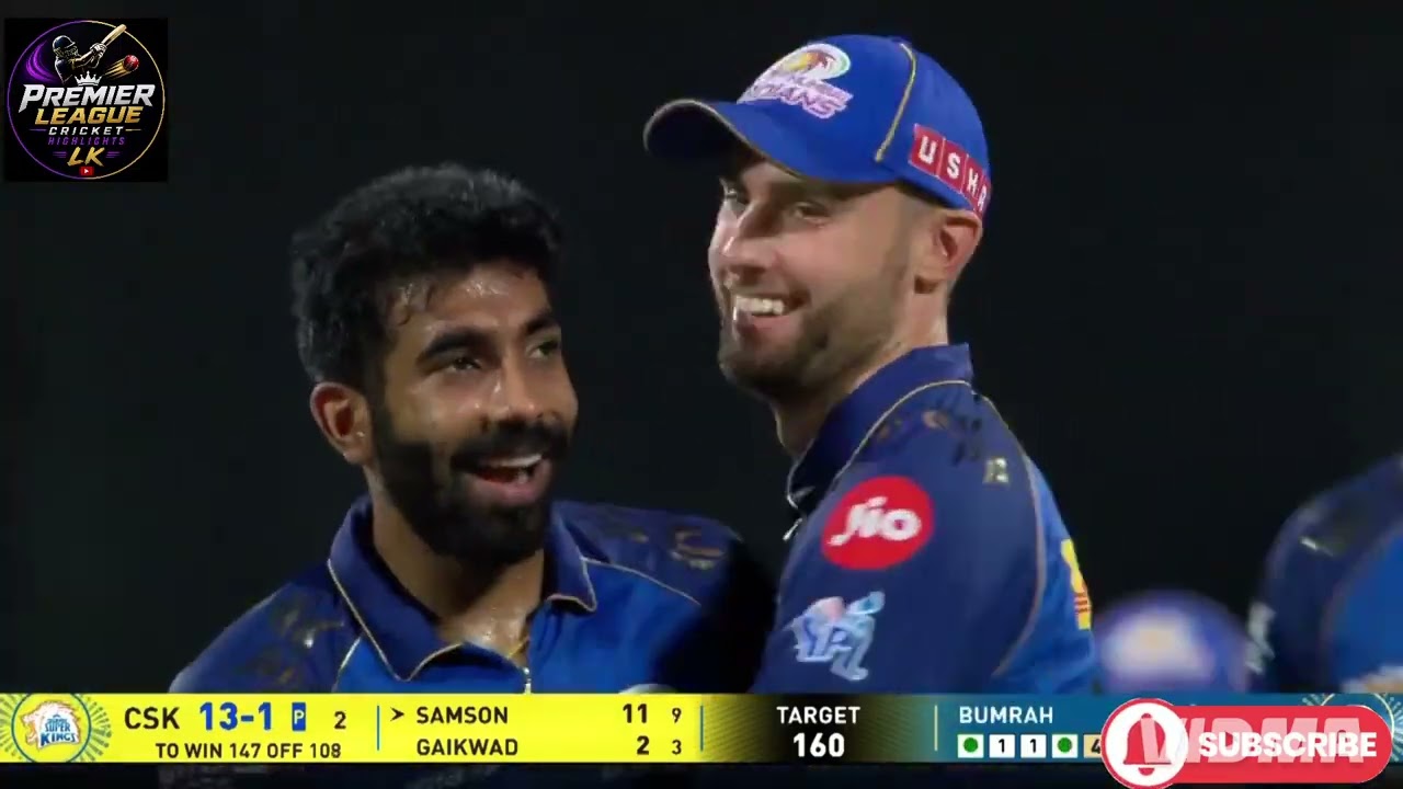 IPL 2026 M44: CSK vs MI - Match Highlights 2026/05/02