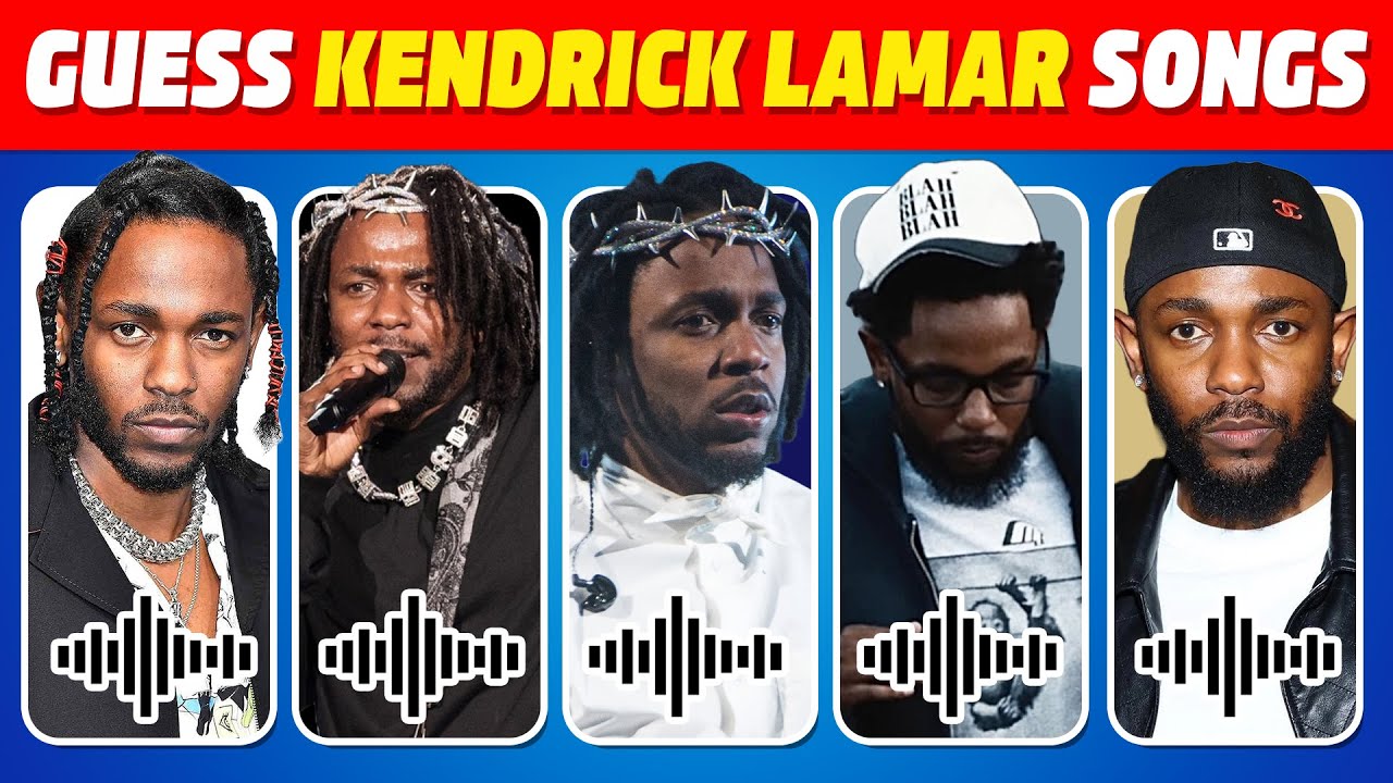Guess 35 Kendrick Lamar songs (GNX included) | Guess the song quiz | Kendrick Lamar  Songs Quiz 2024
