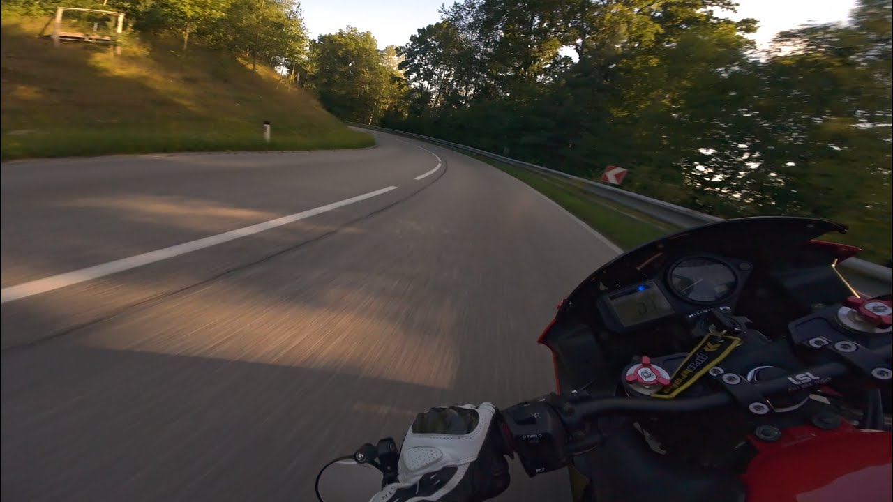 4K | Chill Evening Ride | Honda CBR 600F PC35 (F4i) Onboard | RAW Sound