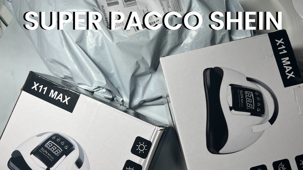 MEGA PACCO SHEIN 😱: LAMPADE UV SUN11, PENNELLI, GLITTER,FLAKES ADESIVI E MOOOLTO ALTRO|Makolina95|