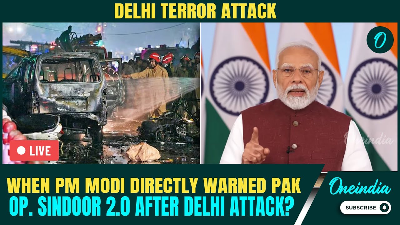 PM Modi LIVE | Op. Sindoor 2.0 After Delhi Red Fort Terror Attack? RECAP of PM Modi&rsquo;s Warning to Pak