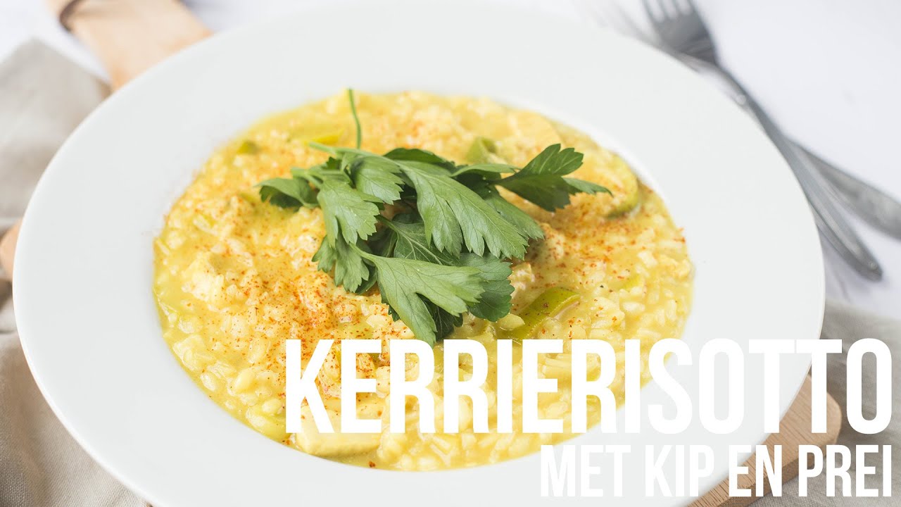 RECEPT: Kerrierisotto met kip en prei | OhMyFoodness