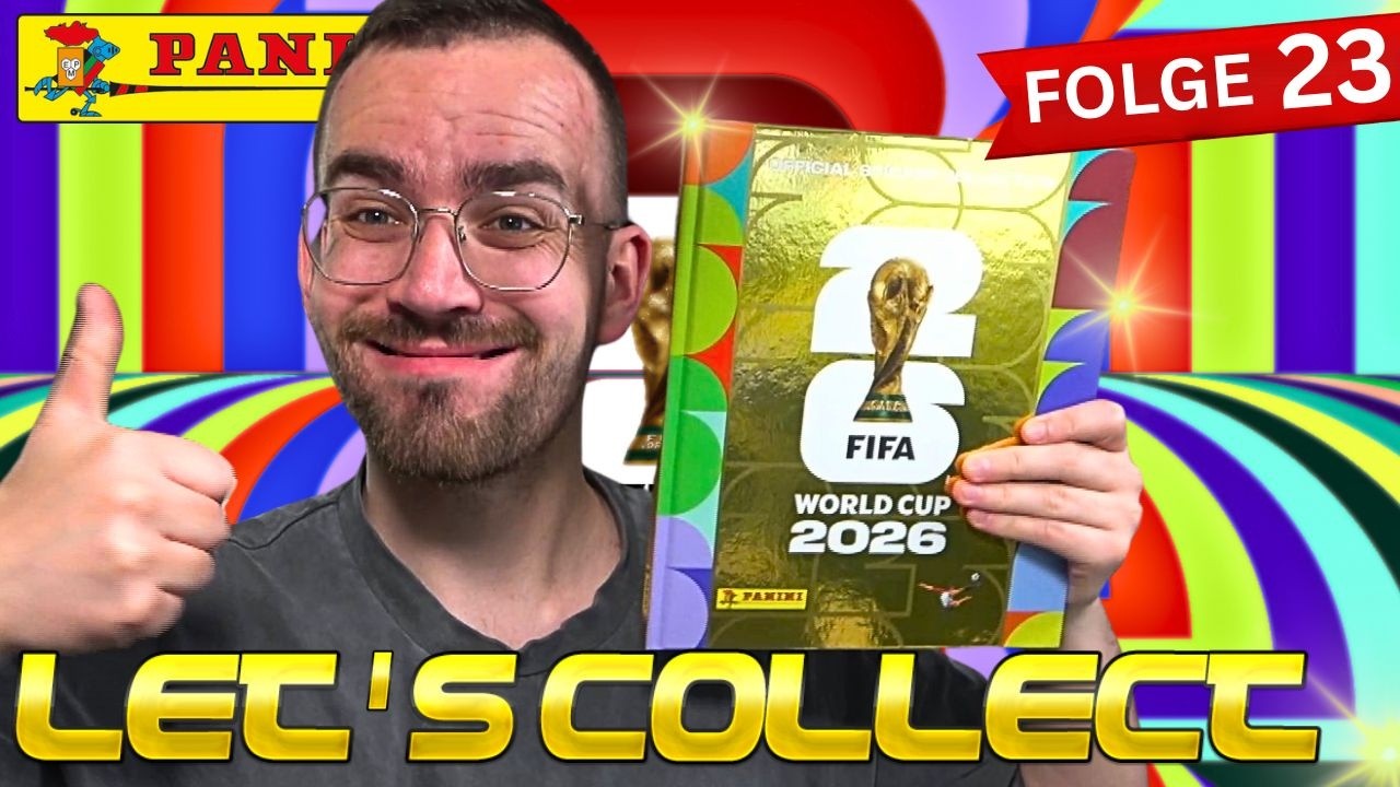 Panini FIFA WORLD CUP 2026 Sticker: LETS COLLECT Gold Treasure Box Album | Folge 23