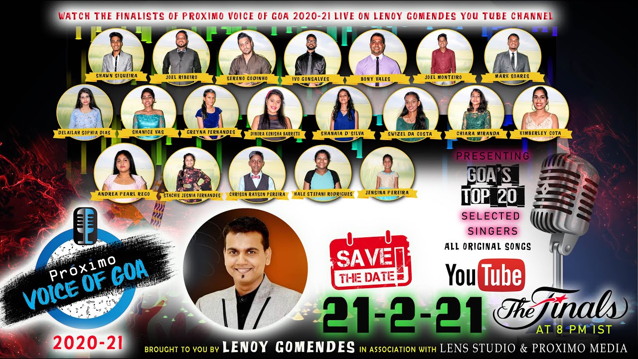 FINALS OF PROXIMO VOICE OF GOA 2020-21 | LIVE | GOA.
