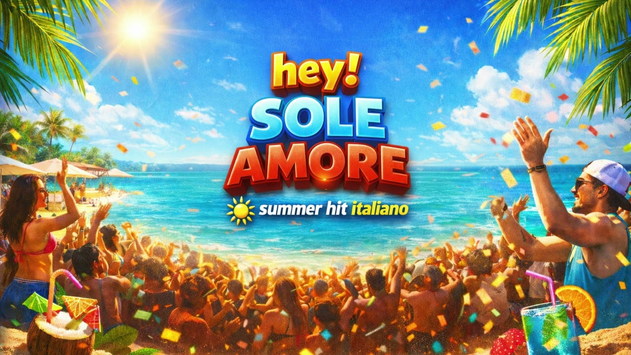 HEY SOLE AMORE ☀️ Il Nuovo Summer Hit Italiano 🔥 Canzone Party Estate 2026