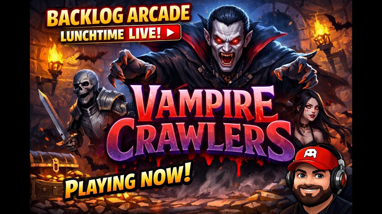 LIVE: Vampire Crawlers Gameplay | New Game First Look | Backlog Arcade