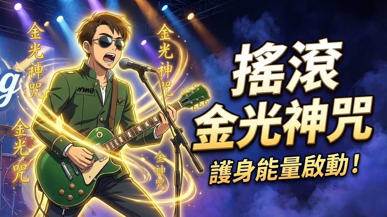 金光神咒全新搖滾詮釋｜護身能量即刻啟動！#金光神咒 #護身能量 #搖滾詮釋 #能量音樂 #身心靈守護